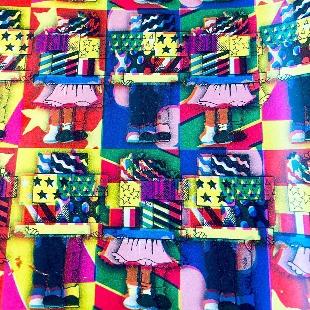 Vintage Multicolor Gift Wrapping Paper Roll